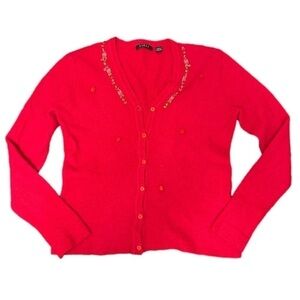 Cyrus Red Christmas Sweater Size M Medium